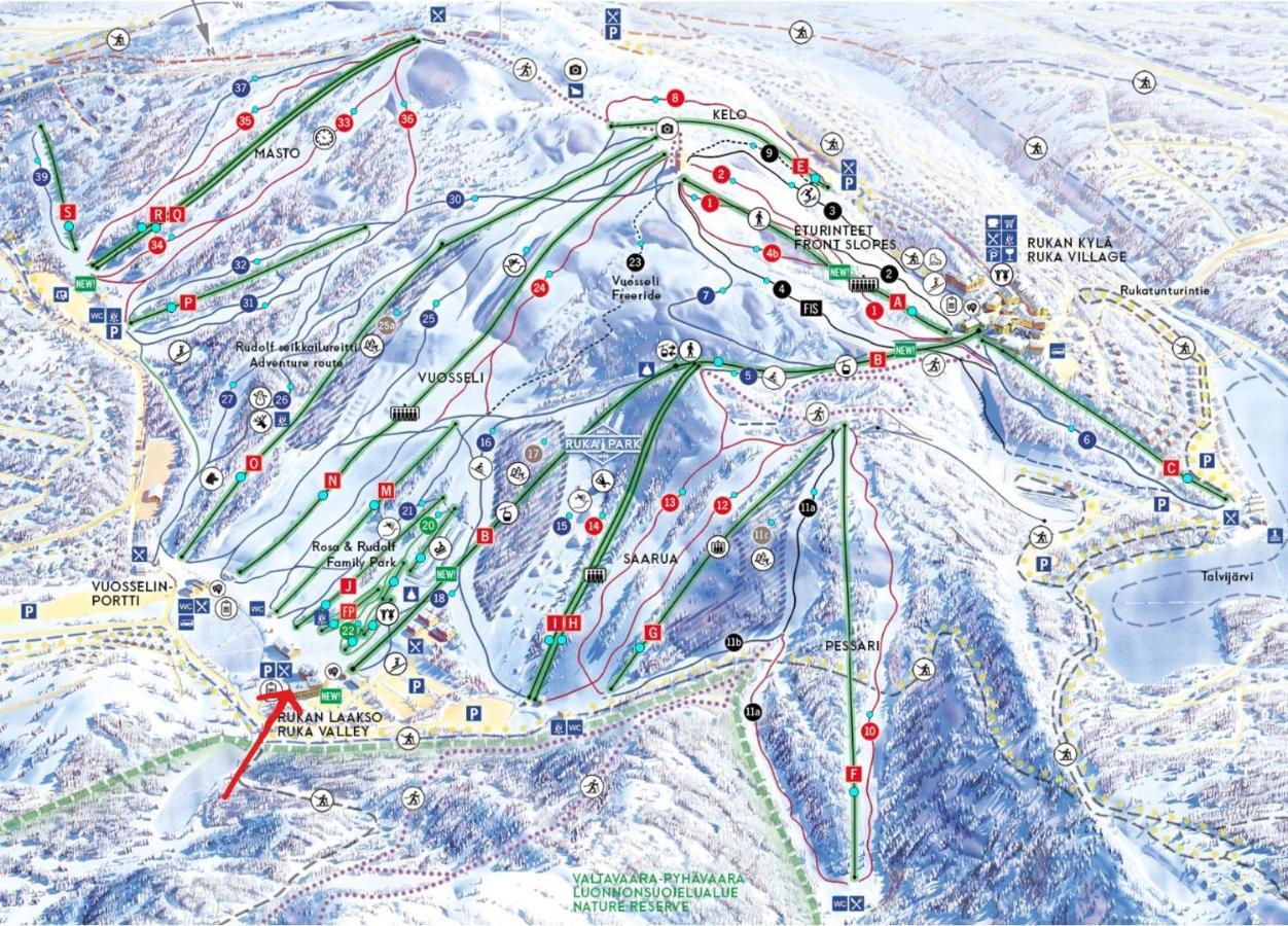 Rukavalley Unique46 Ski In - Ski Out Exterior photo